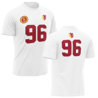 USC Trojans Team Trojan White SC Interlock #96 LoJack T-Shirt